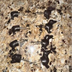 Dachshund Corn Holders Wiener Dog Stainless Steel Prongs Set of 4
